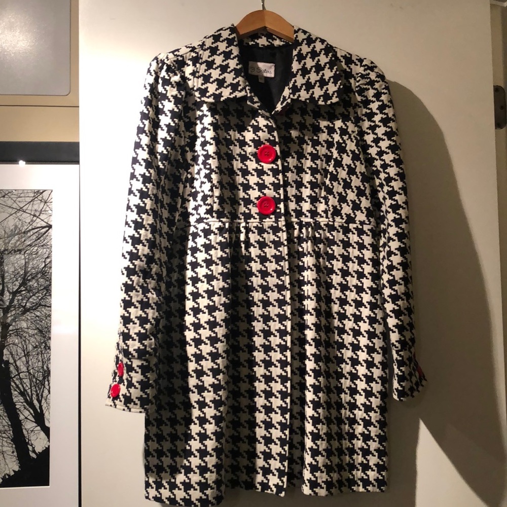 3 Sisters Houndstooth Topper